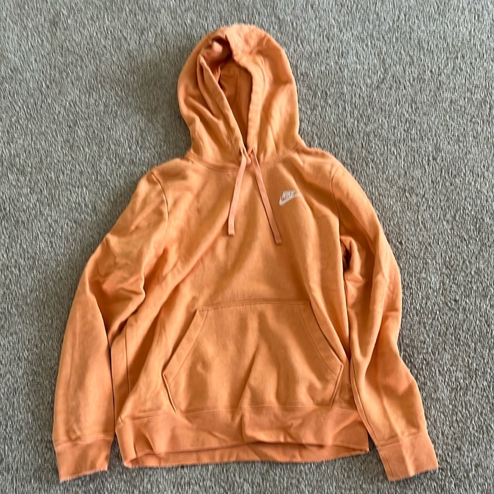 Orange Nike hoodie